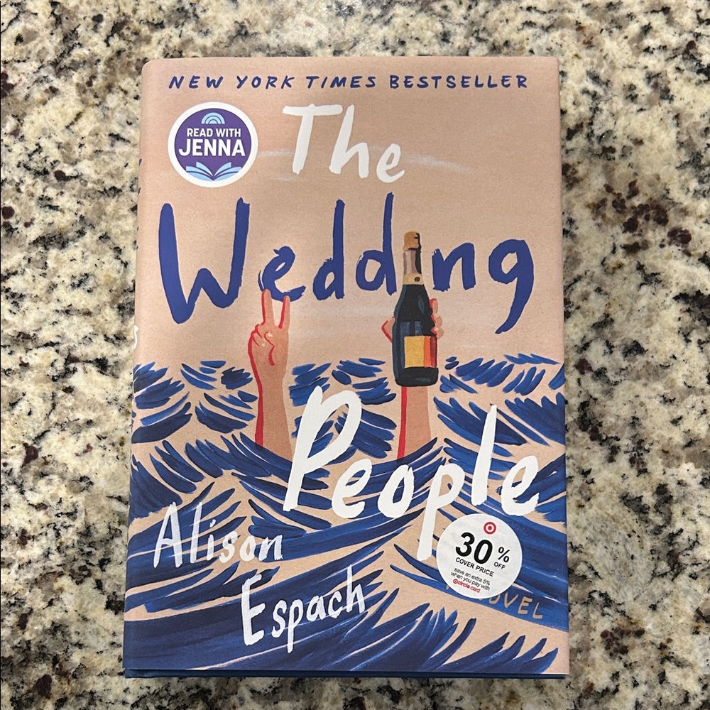 The Wedding People Novel by Alison Espach - Blue and Cream Cover